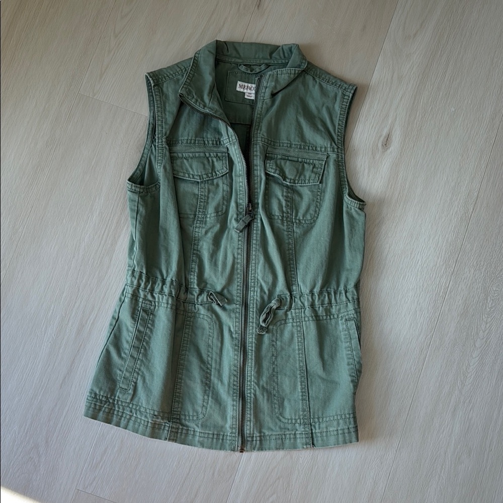Merona Green Utility Vest